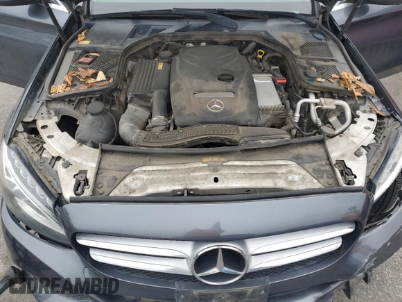 2015 Mercedes-Benz C 300 with VIN 55SWF4JB8FU045146, listed as a Copart auction lot 44591105 with 153,777 mi miles and Salvage Title. Bid and sale history available at carsss.com. Image 11.