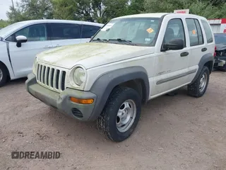 2003 Jeep Liberty Sport with VIN 1J4GK48KX3W536830, listed as a IAAI auction lot 41954874 with 128,757 mi miles and . Bid and sale history available at DreamBid. Image 2.
