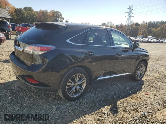 2013 Lexus RX 450h with VIN JTJZB1BAXD2412320, listed as a Copart auction lot 77810924 with 140,723 mi miles and Salvage title. Bid and sale history available at DreamBid. Image 3.