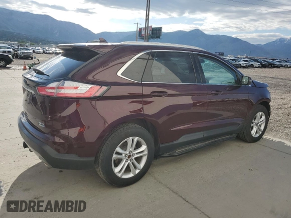 2019 Ford Edge SEL with VIN 2FMPK4J94KBB37047, listed as a Copart auction lot 57286645 with 45,151 mi miles and Salvage title. Bid and sale history available at DreamBid. Image 3.