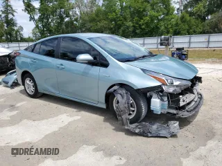 2020 Toyota Prius L Eco with VIN JTDKARFU5L3110386, listed as a Copart auction lot 54043065 with 75,579 mi miles and Salvage Title. Bid and sale history available at DreamBid. Image 4.