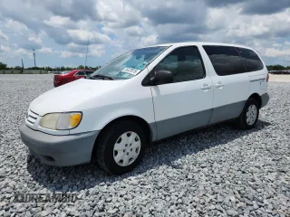 2001 Toyota Sienna CE z VIN 4T3ZF19C21U361994, wystawiony jako Copart lot #58023815 z przebiegiem 398 730 mil mil oraz Czysty tytuł • Clean title. Historia ofert i sprzedaży dostępna na DreamBid. Obrazek 1.