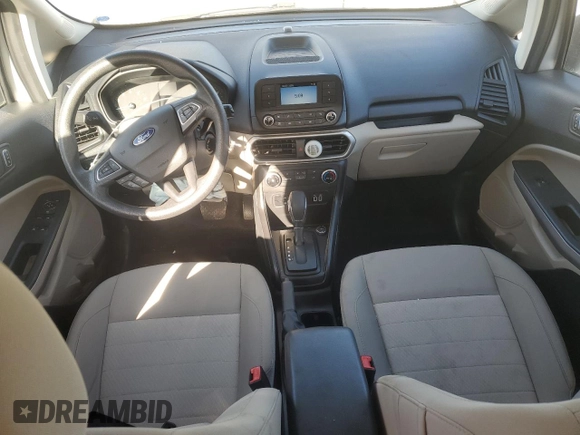 2021 Ford EcoSport S with VIN MAJ3S2FE4MC407593, listed as a Copart auction lot 47454615 with 26,309 mi miles and Salvage Title. Bid and sale history available at DreamBid. Image 8.