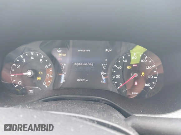 2022 Jeep Compass Latitude with VIN 3C4NJDBB7NT206323, listed as a IAAI auction lot 42038930 with 84,976 mi miles and . Bid and sale history available at DreamBid. Image 7.