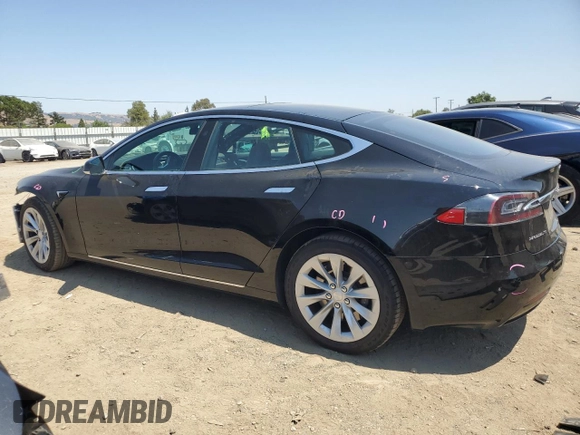 2016 Tesla Model S 70 with VIN 5YJSA1E12GF170238, listed as a Copart auction lot 60258355 with 47,163 mi miles and Salvage title. Bid and sale history available at DreamBid. Image 2.