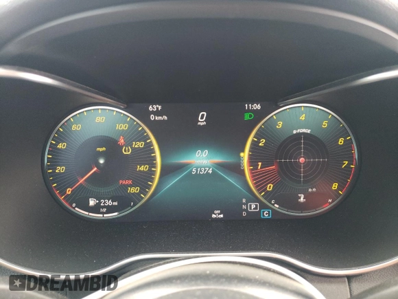 2019 Mercedes-Benz C 300 z VIN WDDWJ8DBXKF784453, wystawiony jako Copart lot #55414525 z przebiegiem 51 374 mil mil oraz Szkoda całkowita • Salvage title. Historia ofert i sprzedaży dostępna na DreamBid. Obrazek 9.