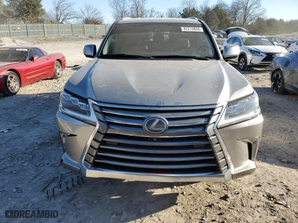 2016 Lexus LX 570 with VIN JTJHY7AX1G4191119, listed as a Copart auction lot 87213854 with 206,339 mi miles and Salvage Title. Bid and sale history available at carsss.com. Image 5.