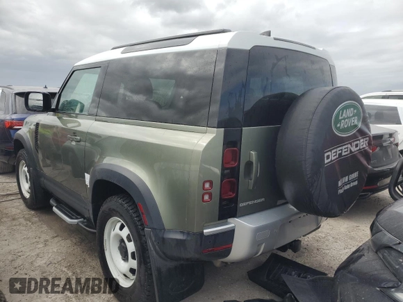 2023 Land Rover Defender S with VIN SALEJ6EX1P2114172, listed as a Copart auction lot 75063664 with Not provided miles and Salvage title. Bid and sale history available at DreamBid. Image 2.