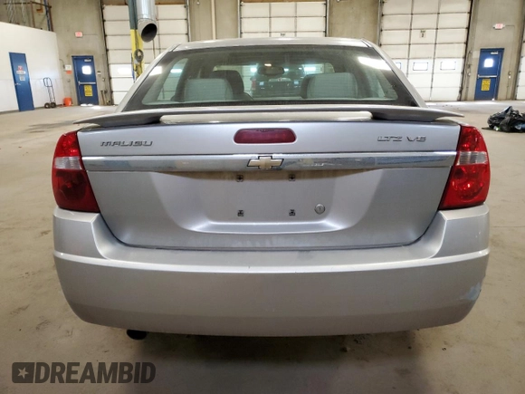 2006 Chevrolet Malibu LTZ with VIN 1G1ZU53866F299003, listed as a Copart auction lot 48884425 with 144,698 mi miles and Salvage Title. Bid and sale history available at DreamBid. Image 6.
