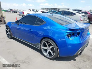 2013 Subaru BRZ Limited with VIN JF1ZCAC14D1604424, listed as a IAAI auction lot 42027795 with 89,269 mi miles. Bid and sale history available at carsss.com. Image 3.