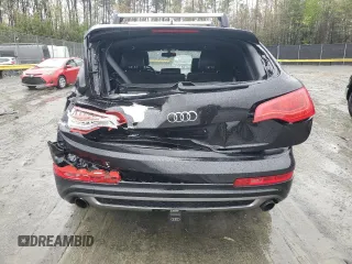 2012 Audi Q7 S line with VIN WA1AGAFE1CD001173, listed as a Copart auction lot 52113295 with 146,972 mi miles and Salvage title. Bid and sale history available at DreamBid. Image 6.