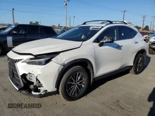 2025 Lexus NX 250 with VIN JTJADCAZ0S2016372, listed as a Copart auction lot 64327085 with 7,339 mi miles and Salvage title. Bid and sale history available at DreamBid. Image 1.