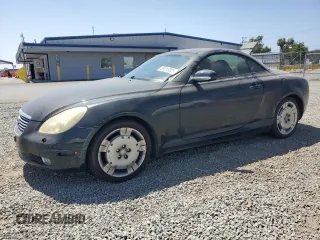 2002 Lexus SC 430 z VIN JTHFN48Y420024638, wystawiony jako Copart lot #59213305 z przebiegiem 241 471 mil mil oraz Czysty tytuł • Clean title. Historia ofert i sprzedaży dostępna na DreamBid. Obrazek 1.
