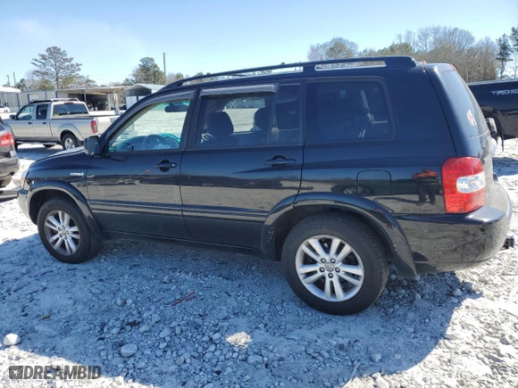 2006 Toyota Highlander Hybrid with VIN JTEDW21A460010859, listed as a Copart auction lot 46666175 with 184,749 mi miles and Salvage Title. Bid and sale history available at carsss.com. Image 2.