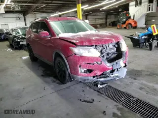 2017 Nissan Rogue SV with VIN JN8AT2MV1HW284894, listed as a Copart auction lot 88155065 with 120,721 mi miles and Salvage Title. Bid and sale history available at carsss.com. Image 12.
