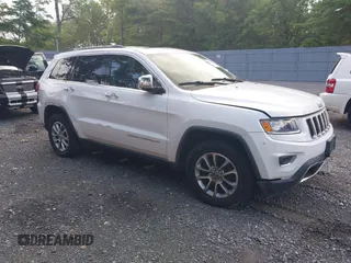 2014 Jeep Grand Cherokee Limited with VIN 1C4RJFBGXEC186833, listed as a IAAI auction lot 42677411 with 117,685 mi miles and . Bid and sale history available at DreamBid. Image 1.