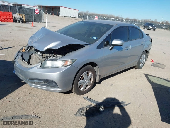 2014 Honda Civic Sedan LX with VIN 19XFB2F50EE008407, listed as a IAAI auction lot 41289951 with 166,613 mi miles. Bid and sale history available at carsss.com. Image 17.