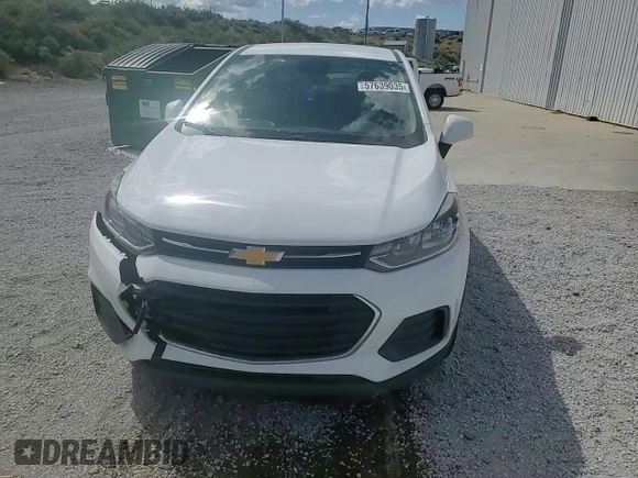 2020 Chevrolet Trax LS with VIN 3GNCJKSB7LL219895, listed as a Copart auction lot 57639035 with 81,063 mi miles and Salvage title. Bid and sale history available at DreamBid. Image 14.