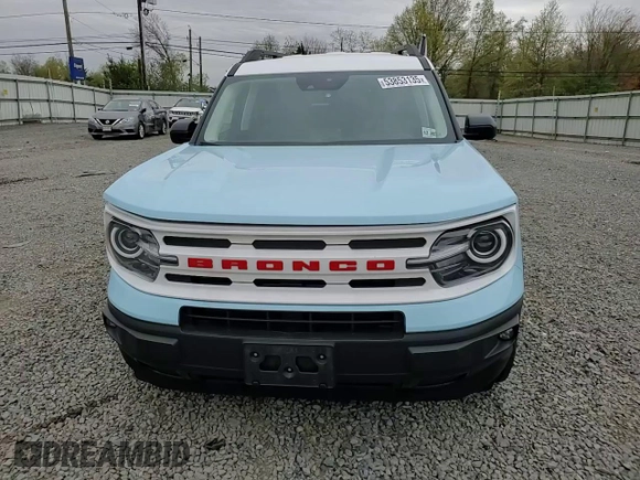 2024 Ford Bronco Sport Heritage с VIN 3FMCR9G67RRE18145, выставлен на аукционе Copart как лот 53853135 с пробегом 11 643 миль миль и Списание • Salvage title. История ставок и продаж доступна на DreamBid. Изображение 14.