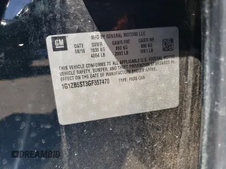 2016 Chevrolet Malibu LS z VIN 1G1ZB5ST3GF357470, wystawiony jako Copart lot #62656265 z przebiegiem 181 919 mil mil oraz Szkoda całkowita • Salvage title. Historia ofert i sprzedaży dostępna na DreamBid. Obrazek 12.