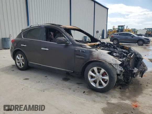 2008 Infiniti EX Journey with VIN JNKAJ09E48M303916, listed as a Copart auction lot 54408335 with Not provided miles and Non repairable. Bid and sale history available at DreamBid. Image 4.