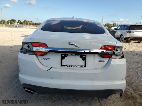 2015 Jaguar XF V6 Portfolio with VIN SAJWA0F74F8U57935, listed as a Copart auction lot 80248064 with 137,404 mi miles and Salvage Title. Bid and sale history available at carsss.com. Image 6.
