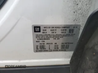2021 Chevrolet TrailBlazer ACTIV with VIN KL79MSSL6MB030240, listed as a Copart auction lot 55390644 with 55,108 mi miles and Salvage Title. Bid and sale history available at DreamBid. Image 12.