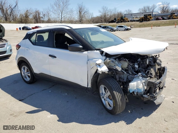 2021 Nissan Kicks S with VIN 3N1CP5BV9ML550064, listed as a Copart auction lot 50641265 with 0 mi miles and Salvage Title. Bid and sale history available at carsss.com. Image 4.