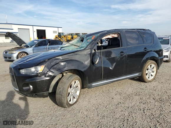 2010 Mitsubishi Outlander SE with VIN JA4AS3AW1AZ014063, listed as a Copart auction lot 79934964 with 140,404 mi miles and Salvage Title. Bid and sale history available at carsss.com. Image 1.