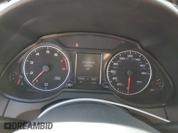 2012 Audi Q5 2.0T Premium Plus with VIN WA1LFAFP2CA112880, listed as a Copart auction lot 50727105 with 145,638 mi miles and Clean Title. Bid and sale history available at carsss.com. Image 9.