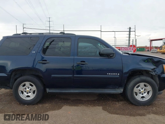 2008 Chevrolet Tahoe LS with VIN 1GNFC13C78R132796, listed as a IAAI auction lot 42486971 with 205,225 mi miles and . Bid and sale history available at DreamBid. Image 13.