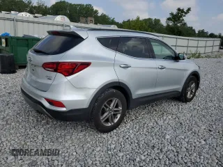 2018 Hyundai Santa Fe 2.4L with VIN 5XYZUDLBXJG534926, listed as a Copart auction lot 64010365 with 98,350 mi miles and Salvage title. Bid and sale history available at DreamBid. Image 3.