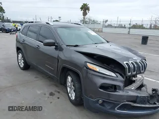 2014 Jeep Cherokee Limited with VIN 1C4PJLDS9EW241875, listed as a IAAI auction lot 42062856 with 90,052 mi miles. Bid and sale history available at carsss.com. Image 1.