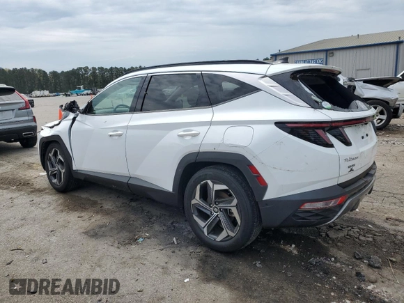 2022 Hyundai Tucson Limited with VIN 5NMJE3AE0NH025635, listed as a Copart auction lot 50610765 with 49,587 mi miles and Salvage Title. Bid and sale history available at carsss.com. Image 2.