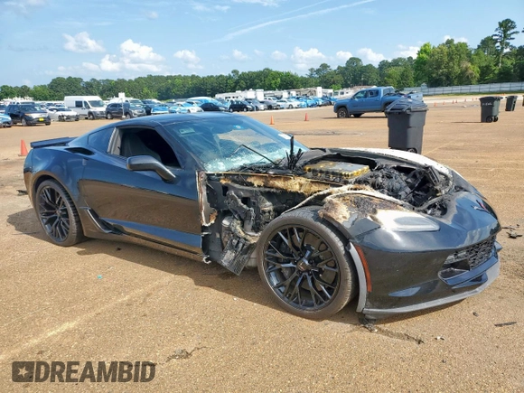 2016 Chevrolet Corvette Z06 1LZ with VIN 1G1YP2D60G5612360, listed as a Copart auction lot 59606855 with 88,050 mi miles and Salvage title. Bid and sale history available at DreamBid. Image 4.
