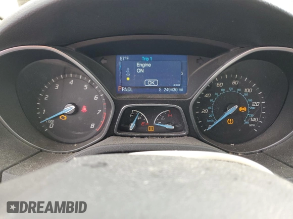 2014 Ford Focus SE with VIN 1FADP3F21EL358887, listed as a Copart auction lot 80051254 with 249,430 mi miles and Salvage Title. Bid and sale history available at carsss.com. Image 9.