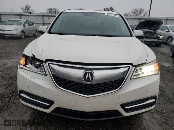 2014 Acura MDX Advance with VIN 5FRYD3H88EB019163, listed as a Copart auction lot 43661515 with 188,065 mi miles and Salvage title. Bid and sale history available at DreamBid. Image 5.