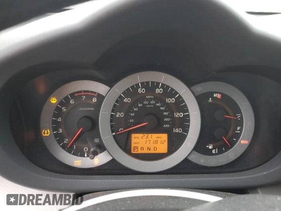 2012 Toyota RAV4 with VIN 2T3BF4DV7CW203410, listed as a Copart auction lot 59711265 with 171,812 mi miles and Salvage title. Bid and sale history available at DreamBid. Image 9.