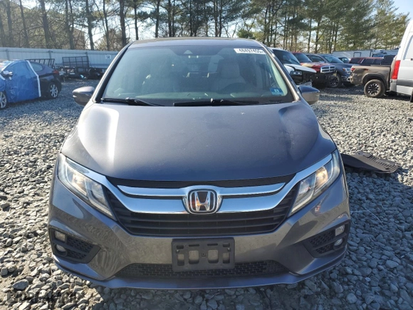 2018 Honda Odyssey EX-L with VIN 5FNRL6H7XJB078811, listed as a Copart auction lot 48497455 with 129,953 mi miles and Salvage Title. Bid and sale history available at carsss.com. Image 5.
