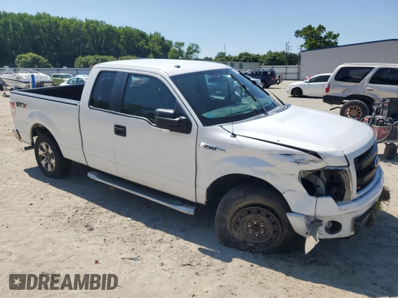 2014 Ford F-150 XL with VIN 1FTEX1CMXEFC47200, listed as a Copart auction lot 58397845 with Not provided miles and Clean title. Bid and sale history available at DreamBid. Image 4.