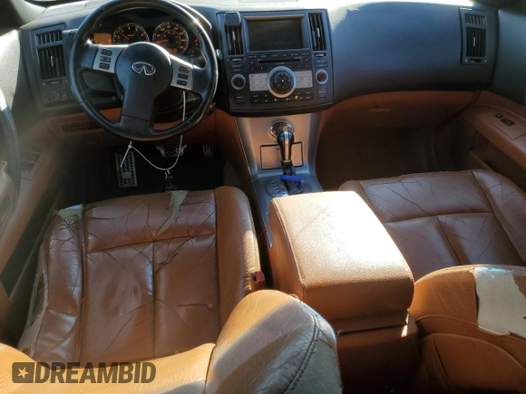 2006 Infiniti FX35 with VIN JNRAS08U86X100515, listed as a Copart auction lot 86855974 with 190,150 mi miles and Salvage Title. Bid and sale history available at carsss.com. Image 8.