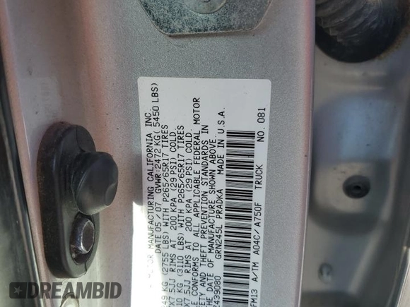 2007 Toyota Tacoma z VIN 5TELU42N97Z439080, wystawiony jako Copart lot #53912375 z przebiegiem Nie podano mil oraz Szkoda całkowita • Salvage title. Historia ofert i sprzedaży dostępna na DreamBid. Obrazek 12.