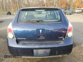 2009 Pontiac Vibe w/1SB with VIN 5Y2SP67089Z456771, listed as a Copart auction lot 78451704 with 187,575 mi miles and Clean Title. Bid and sale history available at carsss.com. Image 6.