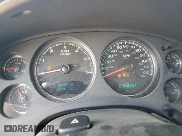 2008 Chevrolet Suburban LTZ with VIN 3GNFC16J28G181446, listed as a Copart auction lot 72350674 with 372,561 mi miles and Salvage Title. Bid and sale history available at carsss.com. Image 9.