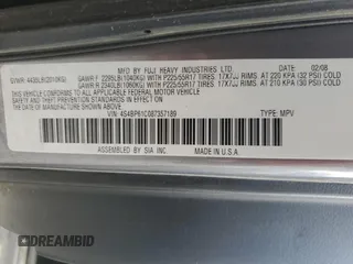 2008 Subaru Outback i with VIN 4S4BP61C087357189, listed as a Copart auction lot 61733735 with 185,888 mi miles and Clean title. Bid and sale history available at DreamBid. Image 12.