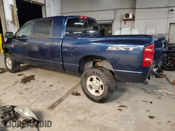 2008 Dodge Ram 2500 SXT with VIN 3D7KS29A78G204513, listed as a Copart auction lot 84928974 with 173,313 mi miles and Salvage Title. Bid and sale history available at carsss.com. Image 2.