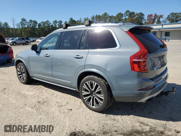 2020 Volvo XC90 Momentum with VIN YV4102CK6L1535701, listed as a Copart auction lot 75656114 with 93,121 mi miles and Salvage Title. Bid and sale history available at carsss.com. Image 2.