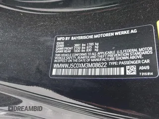 2021 MINI Convertible Cooper S z VIN WMWWJ5C0XM3M08622, wystawiony jako IAAI lot #42507679 z przebiegiem 36 932 mil mil oraz . Historia ofert i sprzedaży dostępna na DreamBid. Obrazek 9.