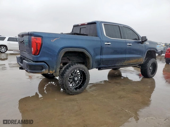 2019 GMC Sierra 1500 SLT with VIN 3GTU9DED1KG196023, listed as a Copart auction lot 45236725 with 120,789 mi miles and Salvage Title. Bid and sale history available at carsss.com. Image 3.