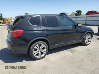 2014 BMW X3 xDrive35i with VIN 5UXWX7C50E0E75288, listed as a Copart auction lot 54365825 with Not Provided miles and Salvage Title. Bid and sale history available at DreamBid. Image 3.